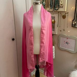 Beautiful Pink Silk Wrap/Scarf